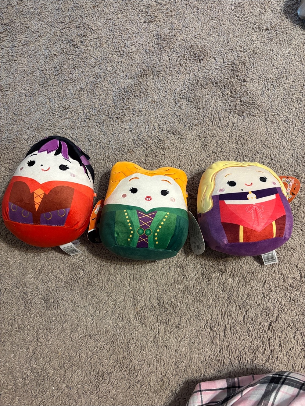 Hocus Pocus Plush Character Toy - Set of 3